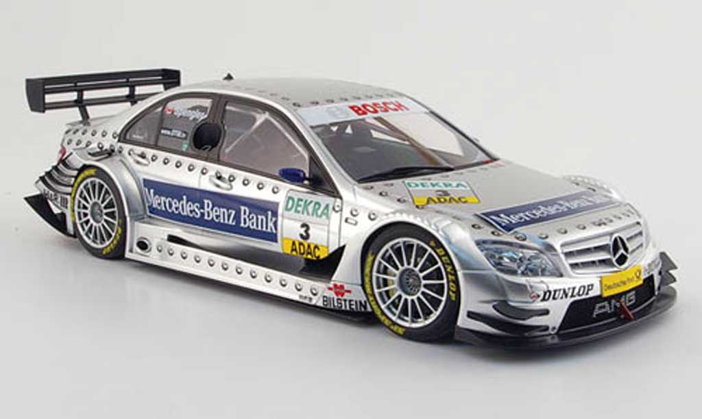 Mercedes Classe C 1/18 Autoart dtm no.3 mercedes-benz bank spengler 2008 modellino in miniatura