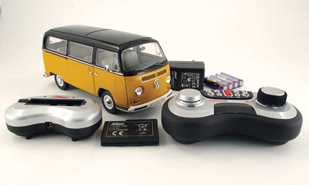 Volkswagen Combi 1/18 Schuco t2a fensterbus giallo/nero modellino in miniatura
