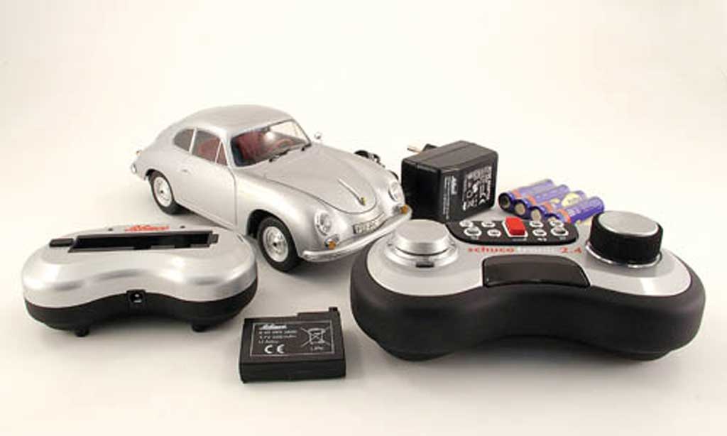 Porsche 356 1/18 Schuco A coupe grigio mit funktionen modellino in miniatura