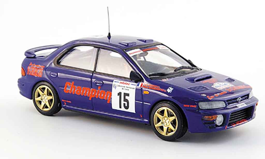 Subaru Impreza 1/43 Trofeu 4x4 no.15 dritter platz tour de corse 1996 modellino in miniatura