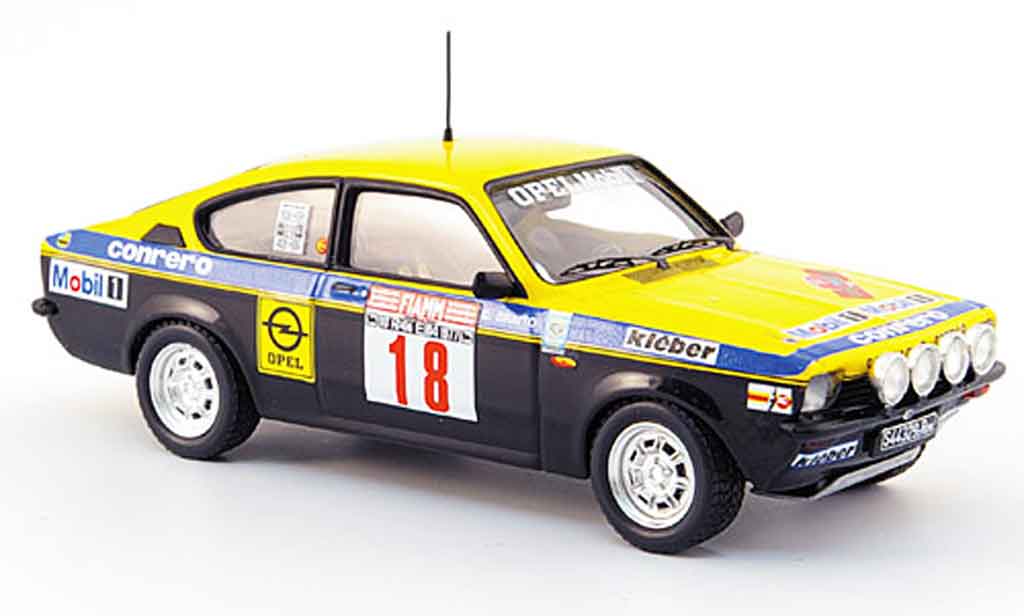 Opel Kadett GT 1/43 Trofeu GT e no.18 conrero elby rallye 1977 modellino in miniatura