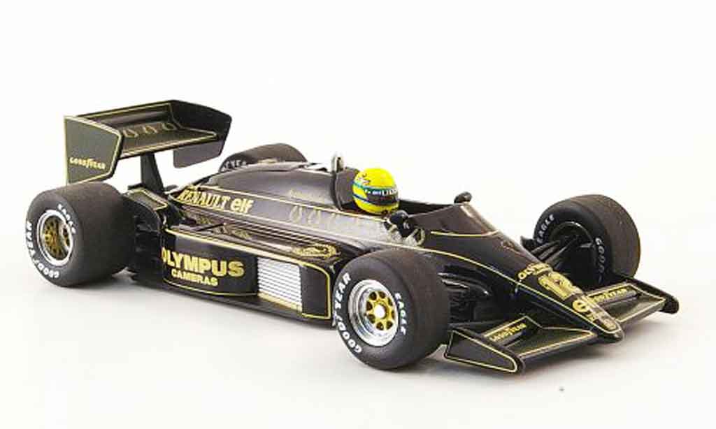 Renault F1 1/43 Minichamps lotus 97t no.12 olympus a.senna saison 1985 modellino in miniatura