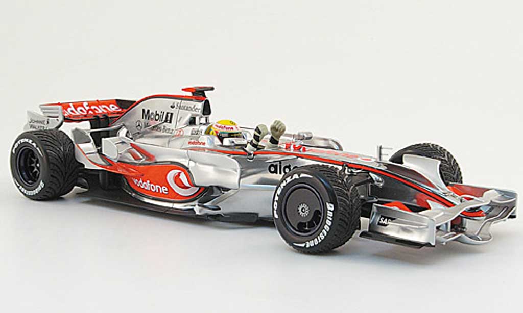 Mercedes F1 1/18 Minichamps mclaren mp 4 23 no.22 vodafone l.hamilton 2008 modellino in miniatura