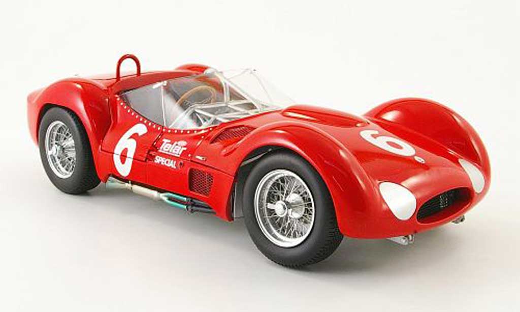 Maserati Tipo 1/18 Minichamps 61 no.6 r.penske meadowdale scca national 1961 modellino in miniatura