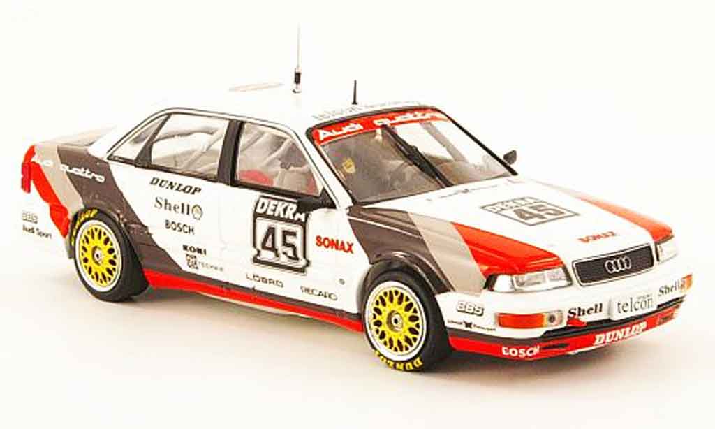 Audi V8 Quattro 1/43 Minichamps Quattro DTM No.45 W.Rohrl DTM Hockenheim 1990 modellino in miniatura