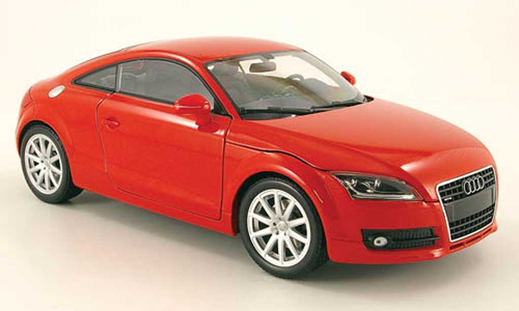 Audi TT coupe 1/18 Minichamps coupe rosso 2006 modellino in miniatura