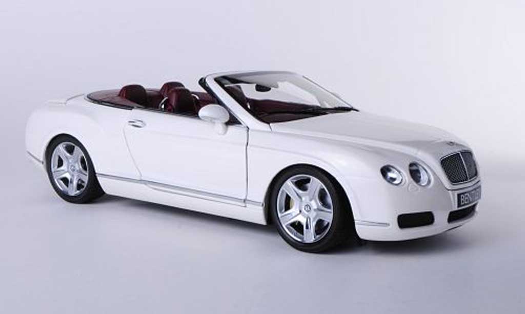 Bentley Continental GTC 1/18 Minichamps GTC bianco 2006 modellino in miniatura