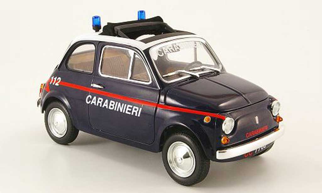 Fiat 500 L 1/18 Minichamps L carabinieri polizei 1965 modellino in miniatura