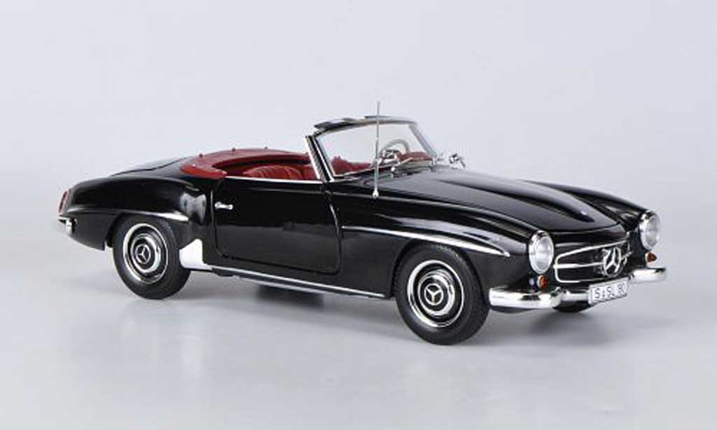 Mercedes 190 SL 1/18 Minichamps SL (W 121) nero 1955 modellino in miniatura