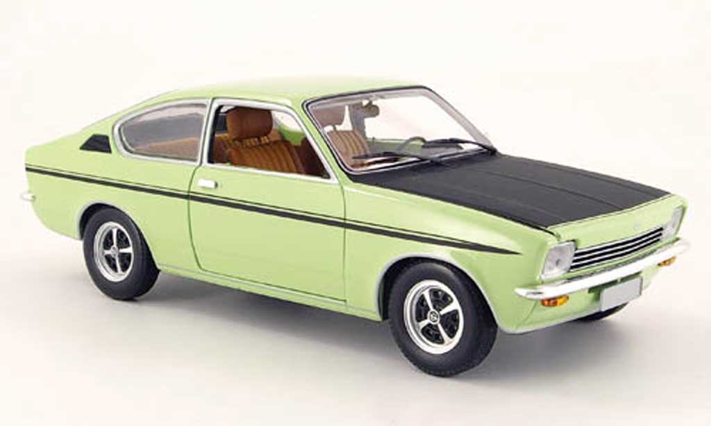 Opel Kadett coupe 1/18 Minichamps coupe c sr grun 1976 modellino in miniatura