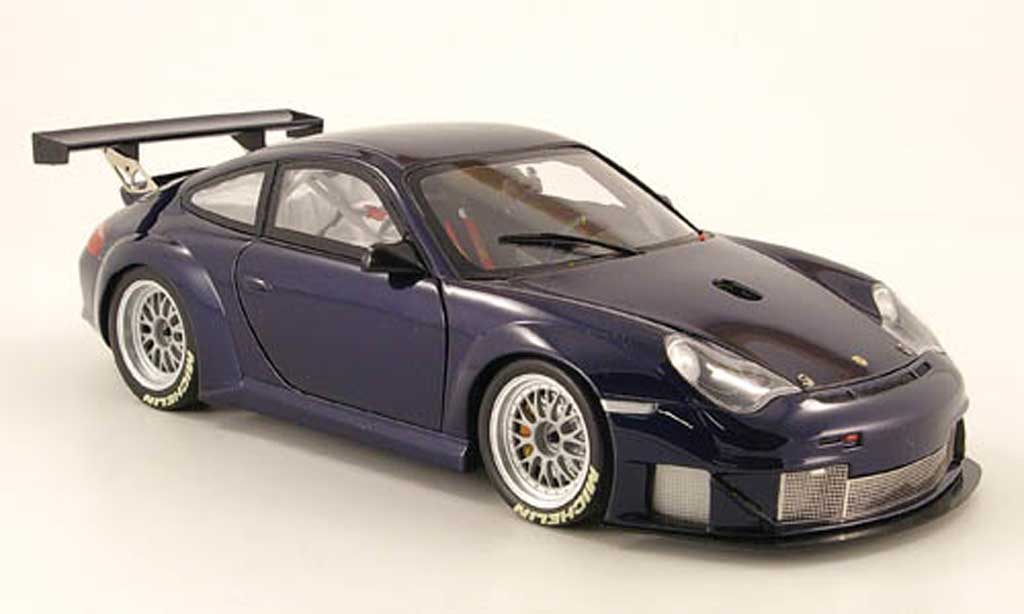 Porsche 996 GT3 RSR 1/18 Minichamps GT3 RSR aco basic blu 2004 modellino in miniatura