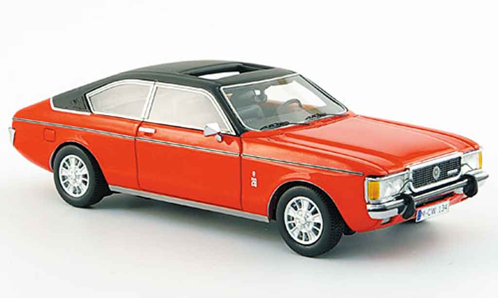 Ford Granada 1/43 Neo MKI Coupe rosso nero liavec. Auflage 300 1975 modellino in miniatura