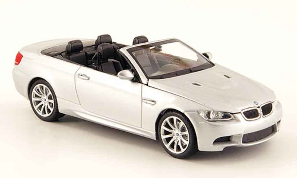 Bmw M3 E93 1/43 Minichamps E93 Cabriolet grigio metallisee 2008 modellino in miniatura