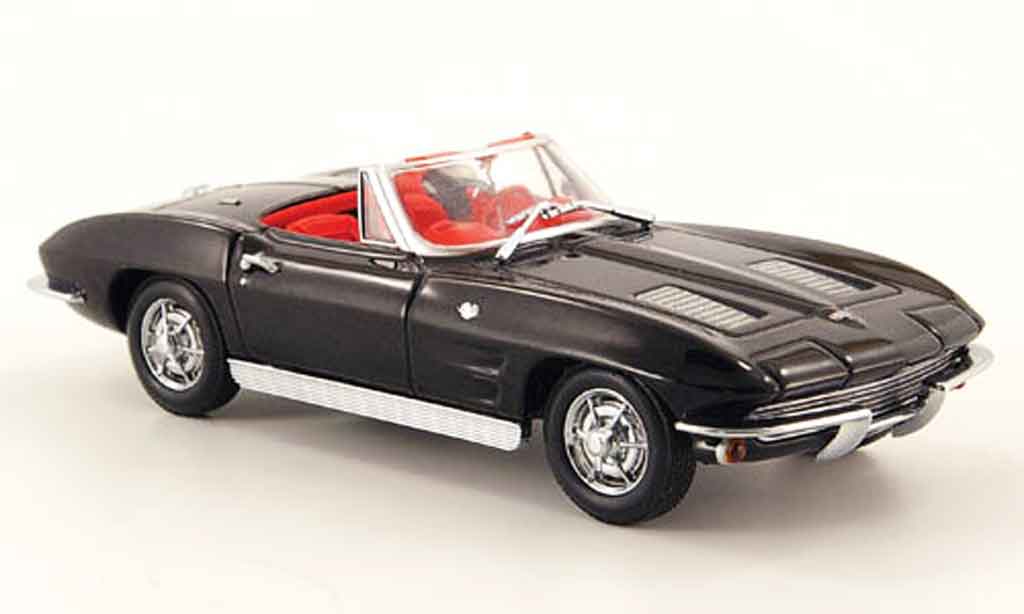 Chevrolet Corvette C2 1/43 Minichamps C2 convertibile/cabriolet nero 1963 modellino in miniatura