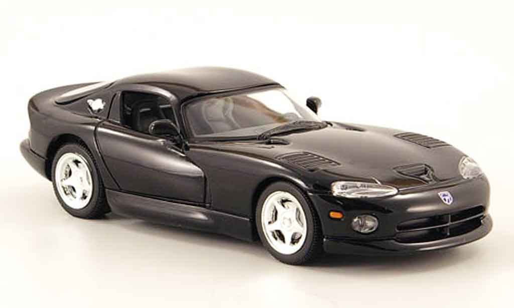 Dodge Viper GTS 1/43 Minichamps GTS nero 1993 modellino in miniatura