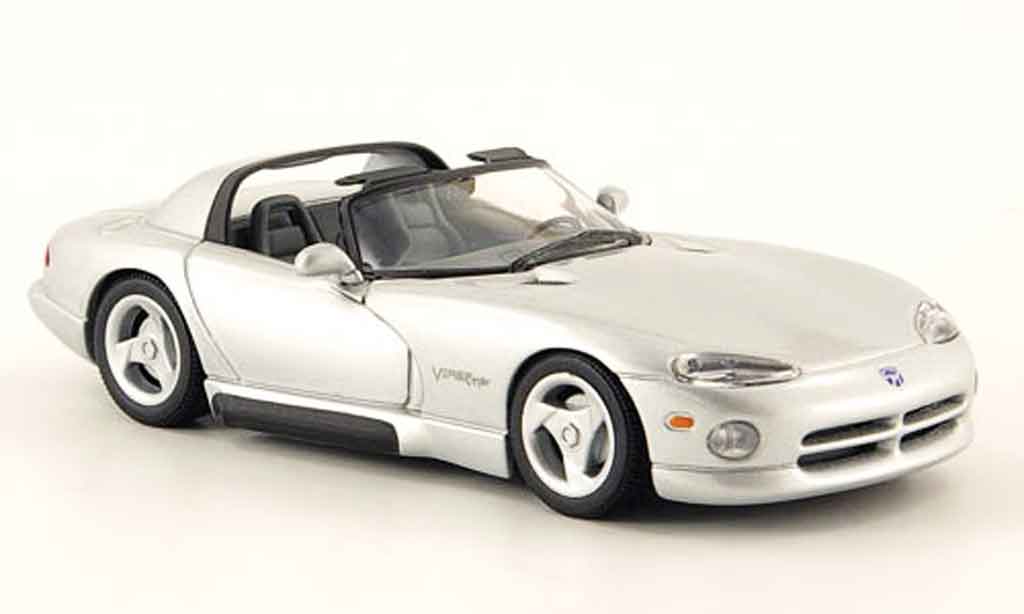 Dodge Viper RT 10 1/43 Minichamps RT 10 grigio metallisee 1993 modellino in miniatura