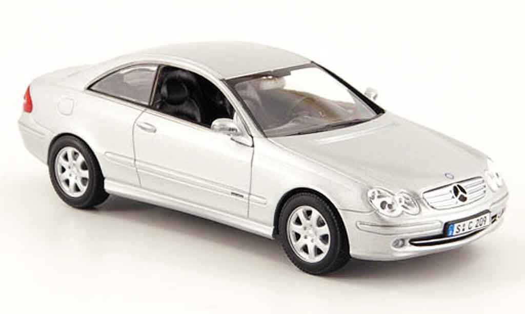 Mercedes Classe CL 1/43 Minichamps K Klasse (C209) grigio metallisee 2001 modellino in miniatura