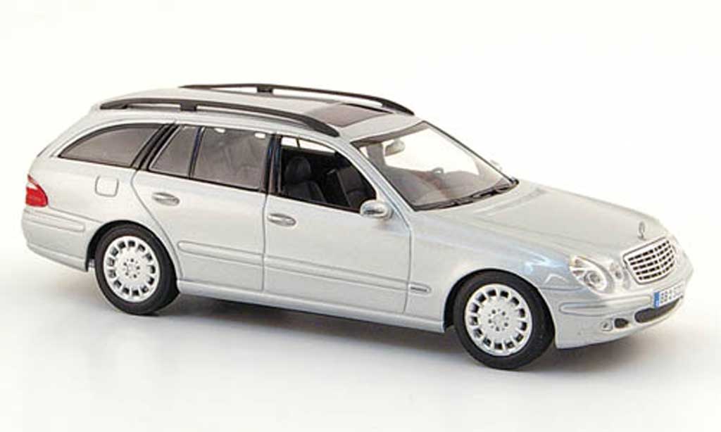 Mercedes Classe E 1/43 Minichamps T-Modell (S 211) grigio 2003 modellino in miniatura