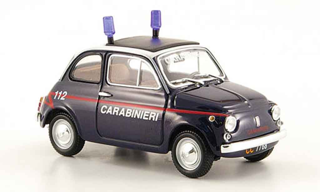 Fiat 500 1/43 Minichamps Carabinieri italienische police 1965 modellino in miniatura