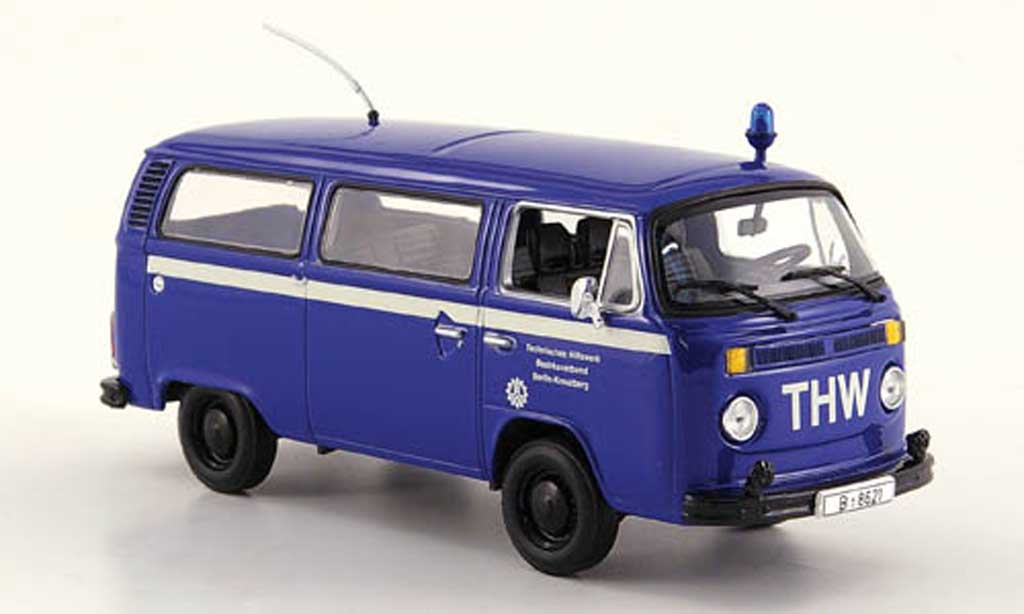 Volkswagen T2 1/43 Minichamps Bus THW Berlin-Kreuzberg 1979 modellino in miniatura