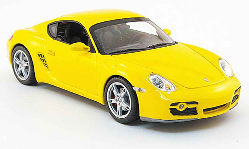 Porsche Cayman S 1/43 Minichamps S (987) giallo Linea Giallo 2008 modellino in miniatura