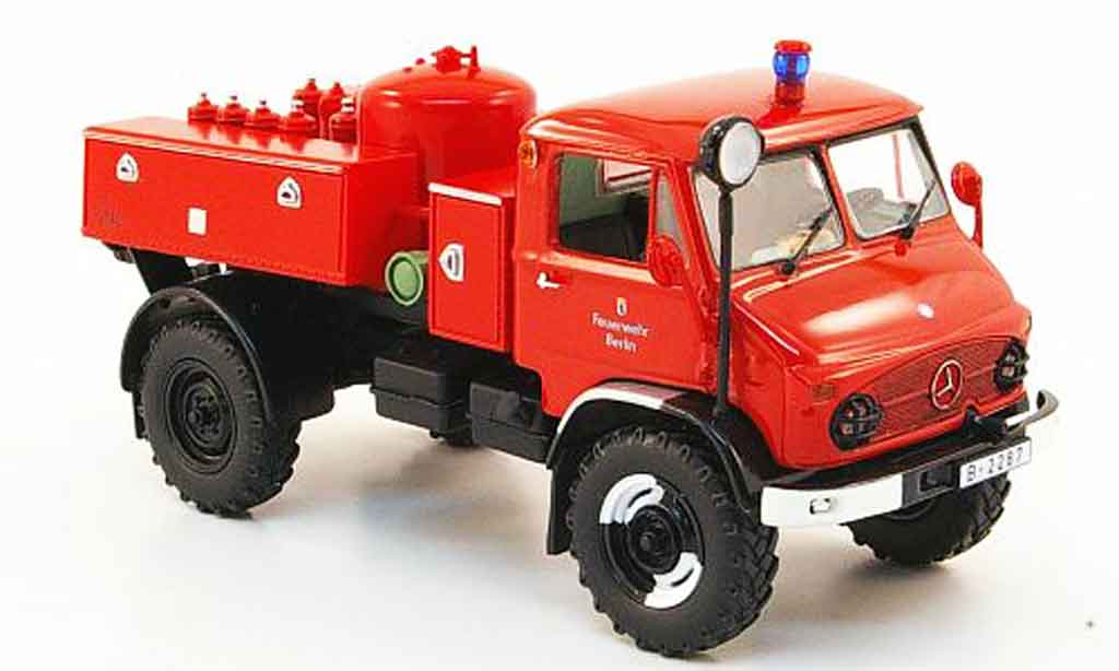 Mercedes Unimog 1/43 Minichamps 404 TroLF 750 pompier Berlin 1960 modellino in miniatura