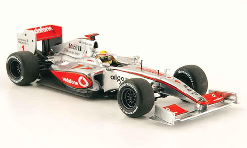 Mercedes F1 1/43 Minichamps McLaren No.1 Showcar L.Hamilton 2009 modellino in miniatura