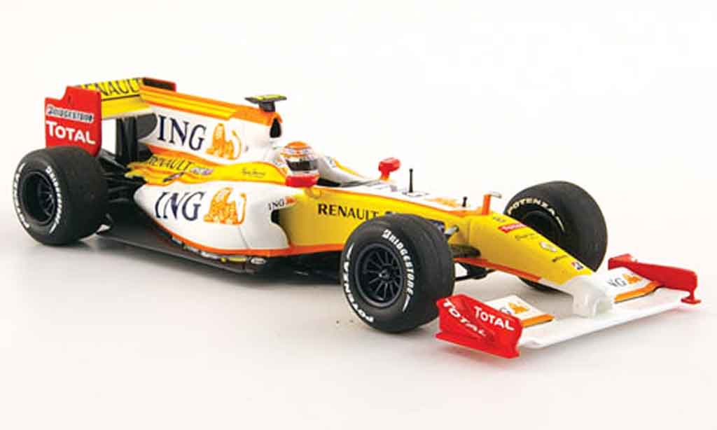 Renault F1 1/43 Minichamps f 1 showcar no.8 2009 modellino in miniatura