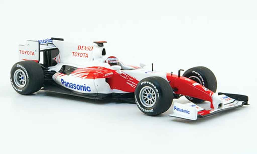Toyota F1 1/43 Minichamps showcar panasonic j.trulli 2009 modellino in miniatura