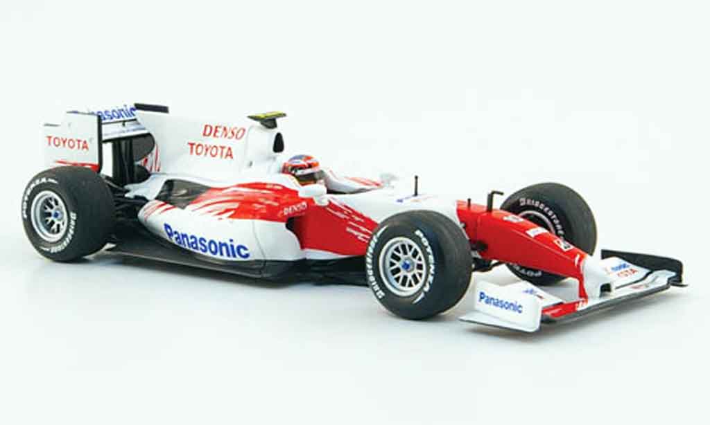 Toyota F1 1/43 Minichamps f 1 showcar panasonic t.glock 2009 modellino in miniatura