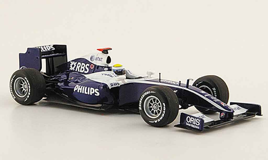 Toyota F1 1/43 Minichamps williams showcar n.rosberg 2009 modellino in miniatura