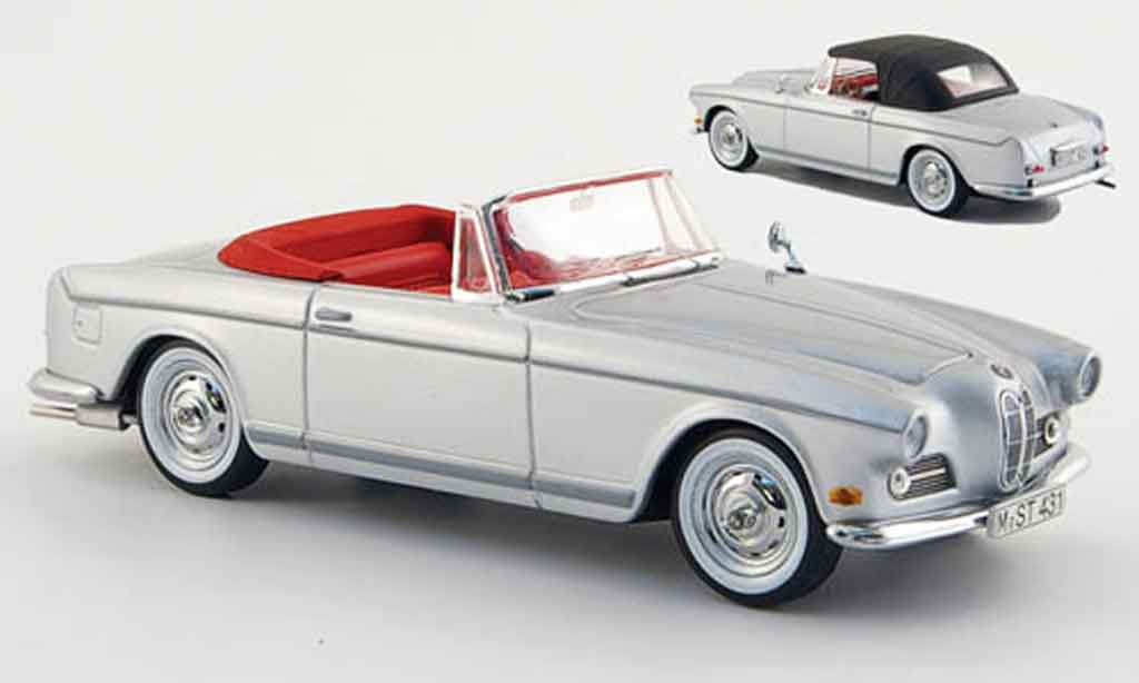 Bmw 503 1/43 Schuco grigio metallisee inklusive Softtop 1956 modellino in miniatura