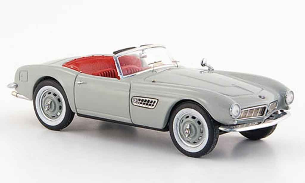 Bmw 507 1/43 Schuco grigio offen 1955 modellino in miniatura