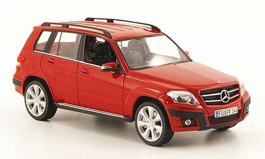 Mercedes Classe GLK 1/43 Schuco Offroad rosso 2008 modellino in miniatura