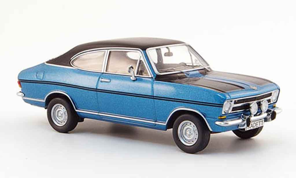 Opel Kadett B 1/43 Schuco B coupe rallye blu 1970 modellino in miniatura