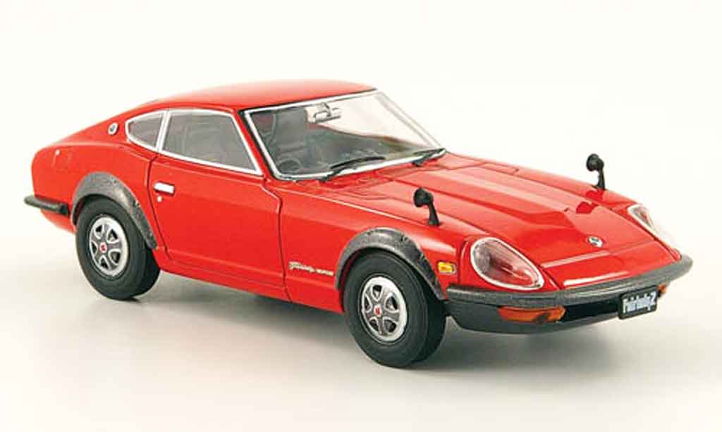Nissan 240 ZG 1/43 Ebbro ZG Fairlady rosso 1971 modellino in miniatura