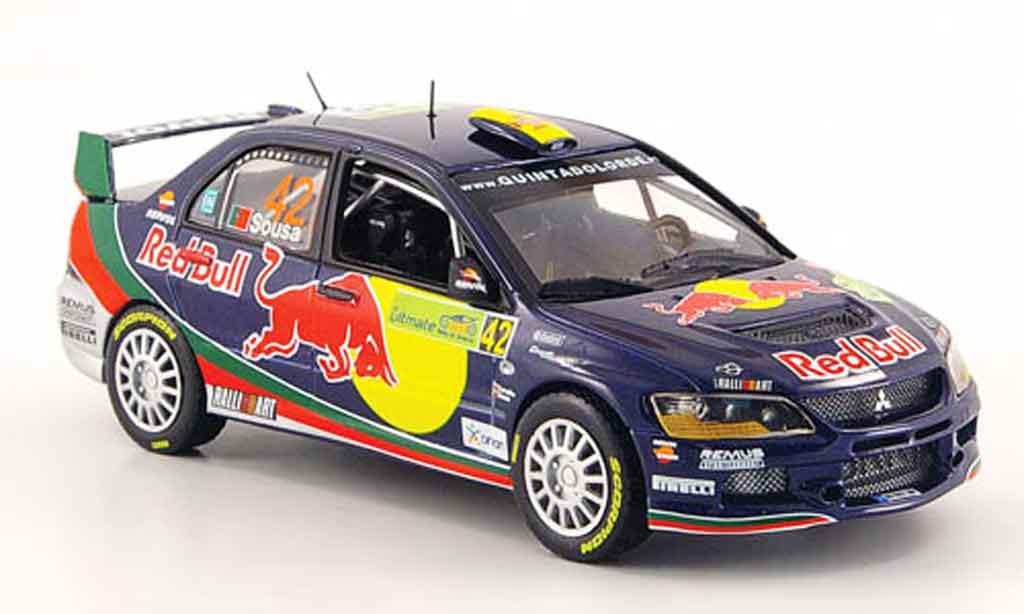 Mitsubishi Lancer Evolution IX 1/43 Vitesse Evolution IX No.42 Red Bull Rally Akropolis 2008 modellino in miniatura