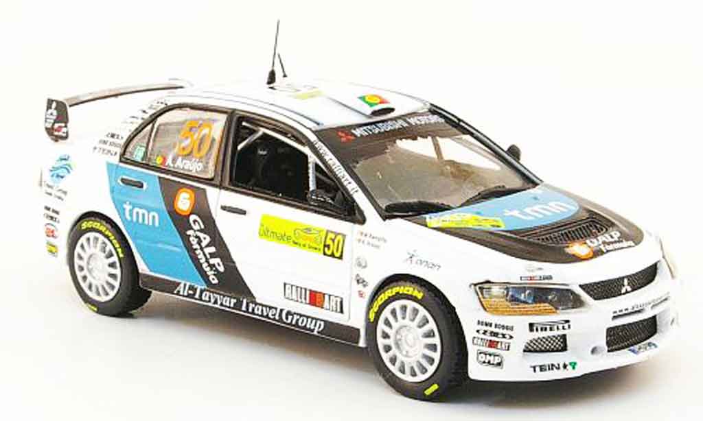 Mitsubishi Lancer Evolution IX 1/43 Vitesse Evolution IX No.50 PWRC Rally Griechenland 2008 modellino in miniatura