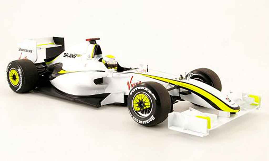 Mercedes F1 1/18 Minichamps brawn gp bgp 001 no.22 virgin j. button f1 2009 modellino in miniatura