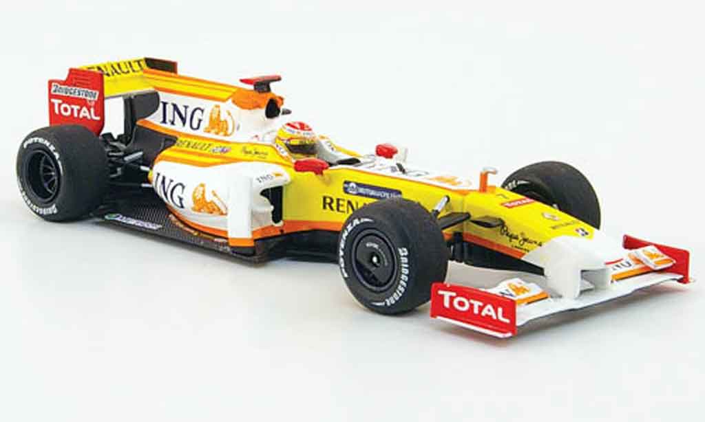 Renault F1 1/43 Minichamps r 29 ing no.7 2009 modellino in miniatura