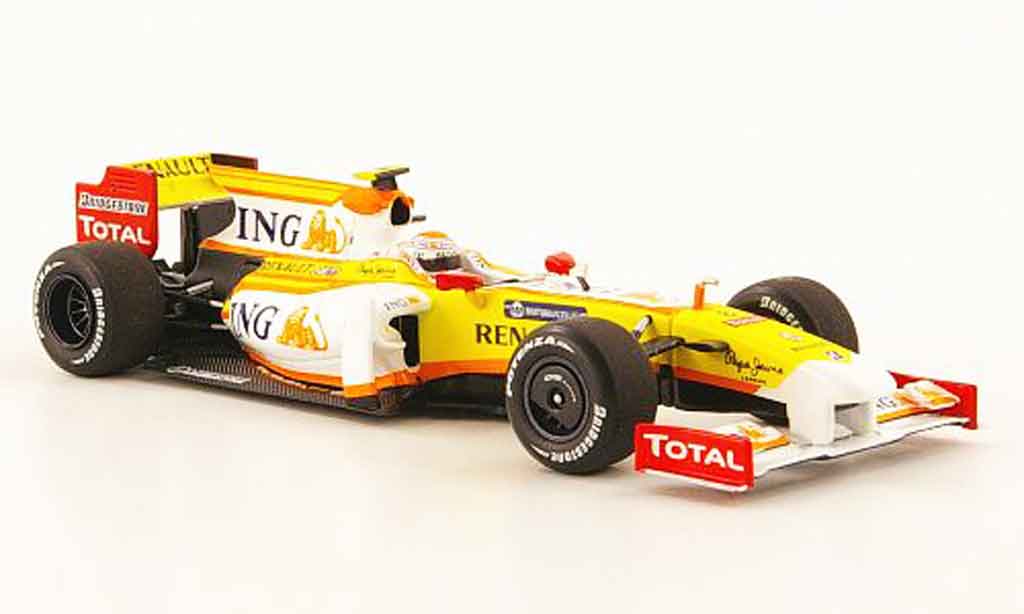 Renault F1 1/43 Minichamps r 29 no.8 ing piquet 2009 modellino in miniatura
