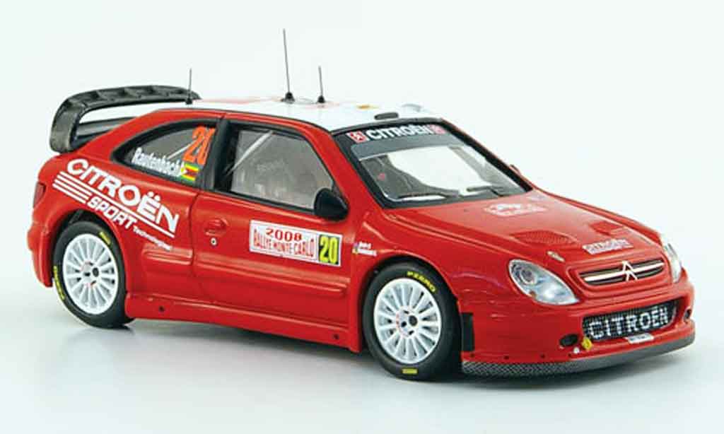 Citroen Xsara WRC 2008 1/43 IXO WRC 2008 no.20 rautenbach senior rallye monte carlo modellino in miniatura