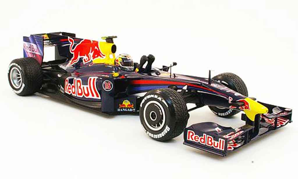 Renault F1 1/18 Minichamps red bull rb5 renault no.15 s.vettel sieger gp china 2009 modellino in miniatura