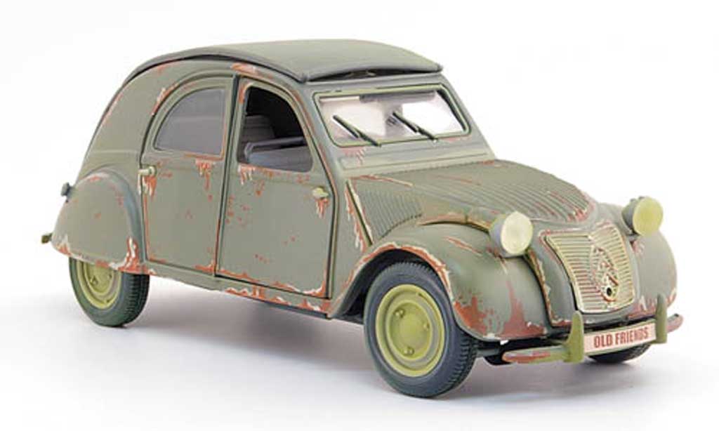 Citroen 2CV 1/18 Maisto grigio rouille 1952 modellino in miniatura