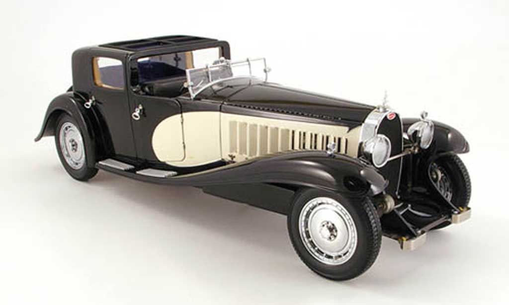 Bugatti Royale 1/18 Bauer coupe de ville beige nero 1931 modellino in miniatura