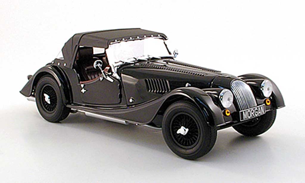 Morgan 4/4 Sports 1/18 Kyosho nero 2008 modellino in miniatura