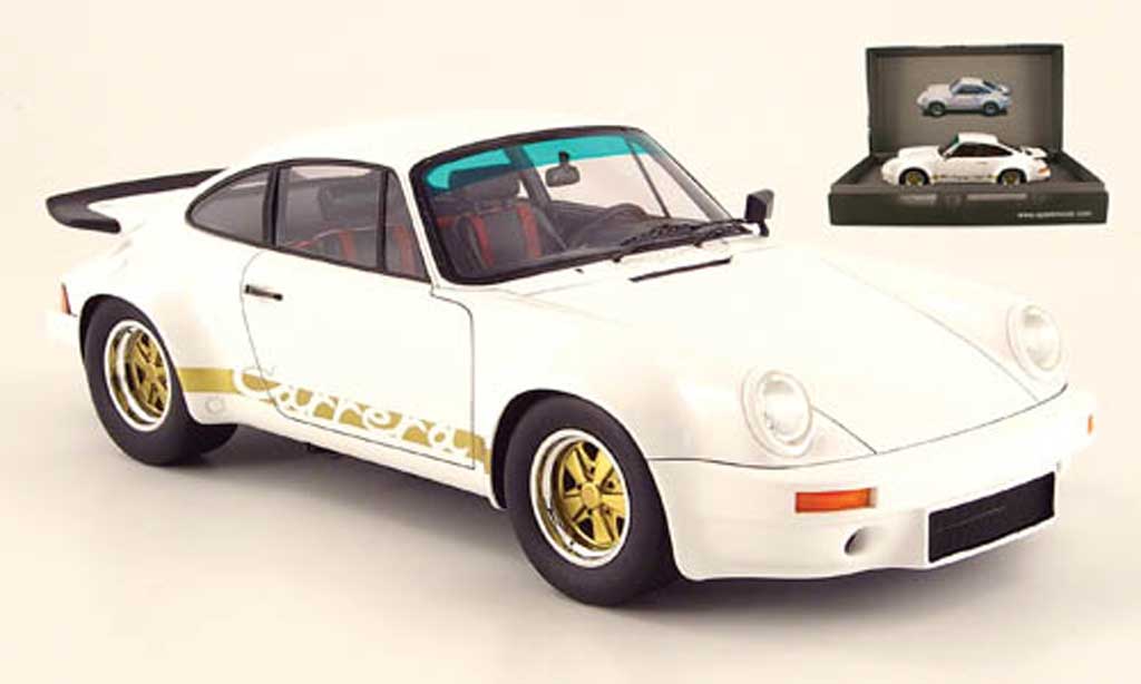 Porsche 930 RS 1/18 Spark RS carrera 3.0 bianco 1974 modellino in miniatura