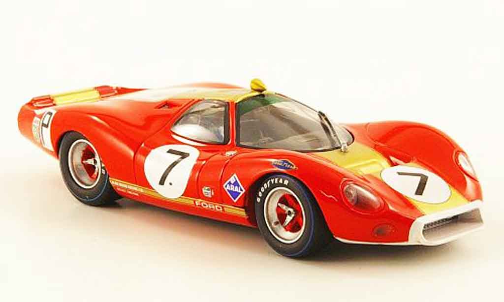 Ford P68 1/43 Minichamps No.7 1000 Km Nurburgring 1968 modellino in miniatura