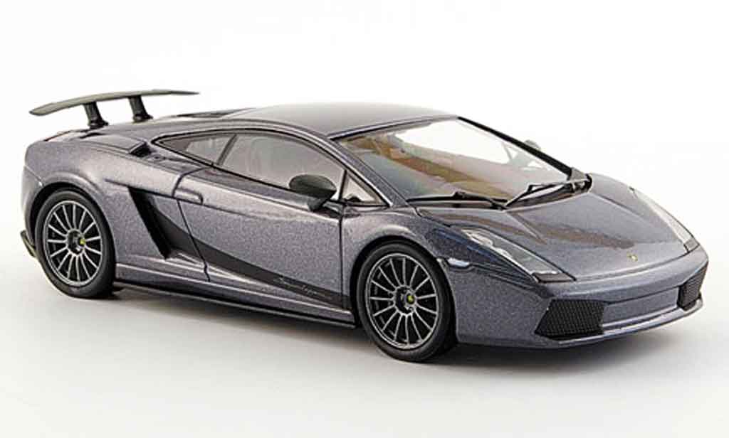 Lamborghini Gallardo Superleggera 1/43 Kyosho Superleggera grigio modellino in miniatura