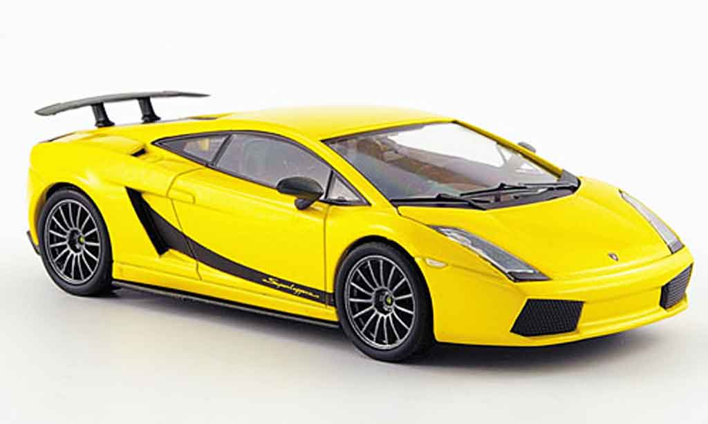 Lamborghini Gallardo Superleggera 1/43 Kyosho Superleggera giallo modellino in miniatura